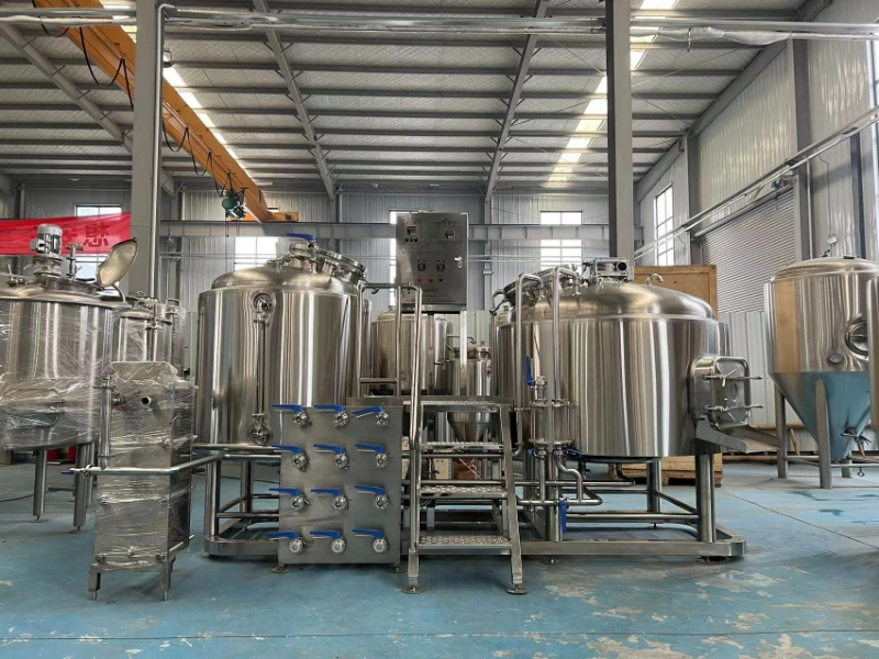 2000L Micro Brewery System Two Vessels Steam