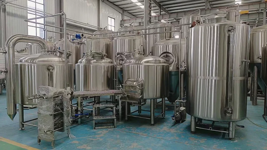 2000L Micro Brewery System Two Vessels Steam