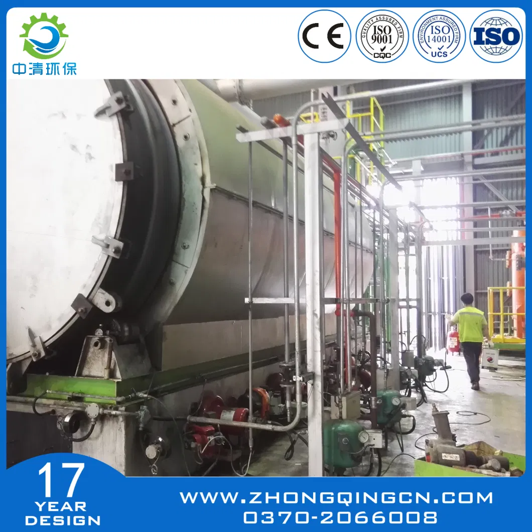 Municipal Waste/Urban Waste/Waste Garbage/City Trash Pyrolysis Plant/Waste Treatment Equipment/Recycling Machine/Processing Plant to Oil with EU Standard