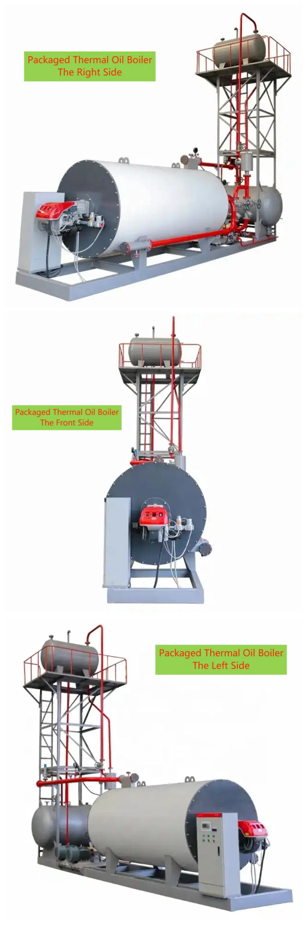 High Temperature Gas Fired Heavy Oil Fired Thermal Oil Boiler for Floor Processing Factory