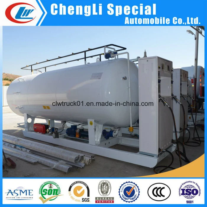 ASME Standard Mobile Gas Station LPG Skid Station for Sale