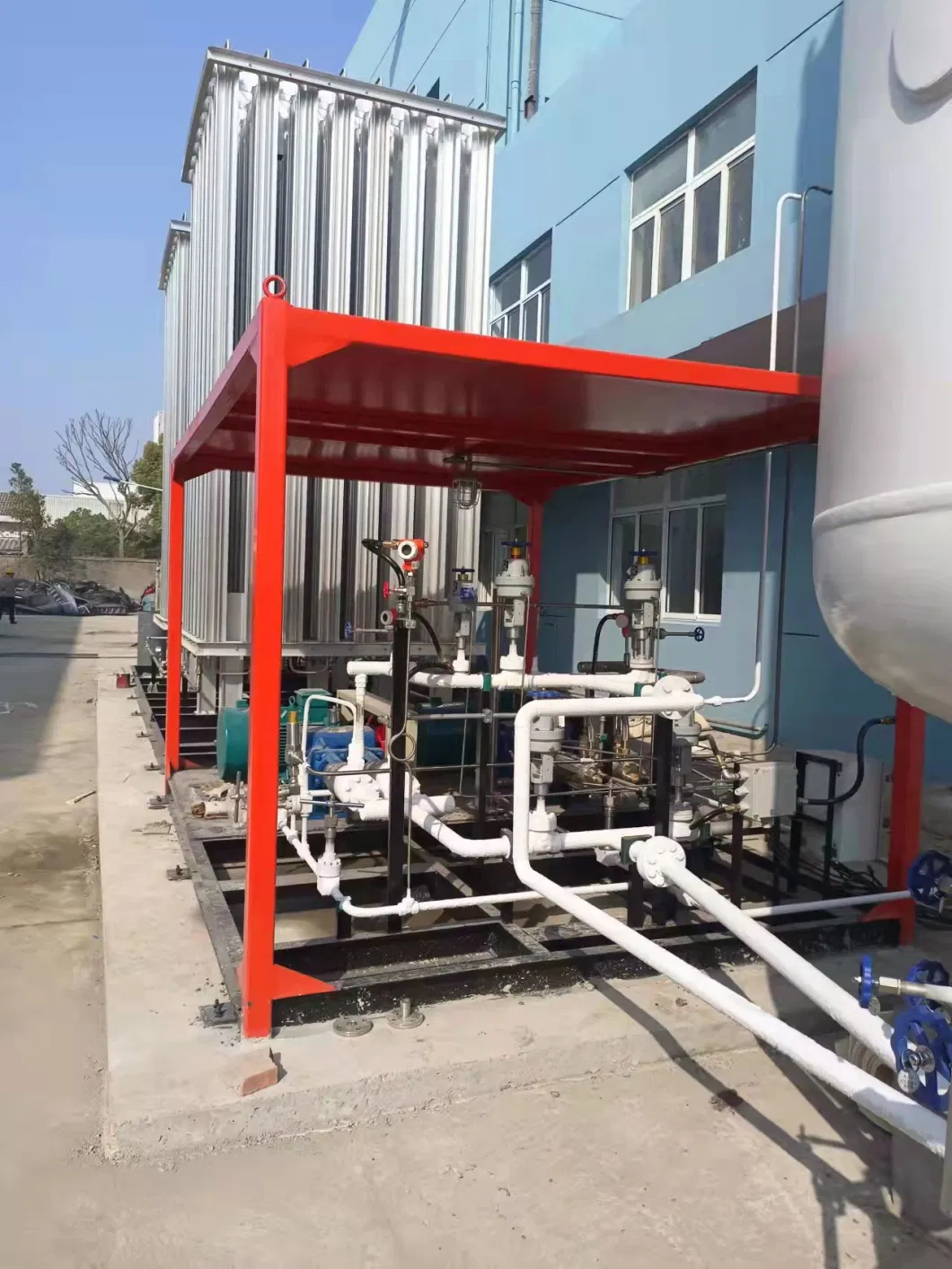 High Pressure Nitrogen Carbon Dioxide Air Heated Vaporizer Oxygen CO2 Atmospheric Evaporators