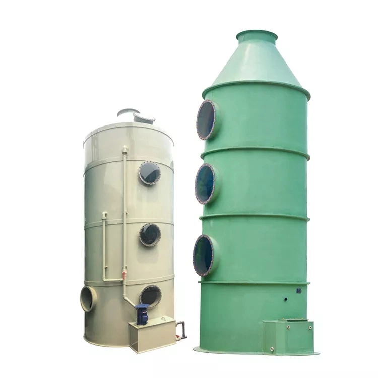 Sell Well Industrial Desulfurization PP Acid Mist Spray Scrubber PP Polypropylene Equipment