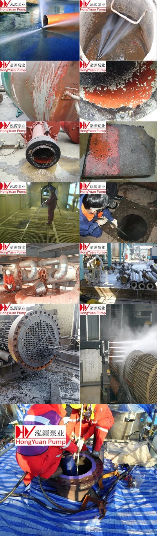 2800bar 41L/M Water Blasting Equipment for Rust Coating Remove