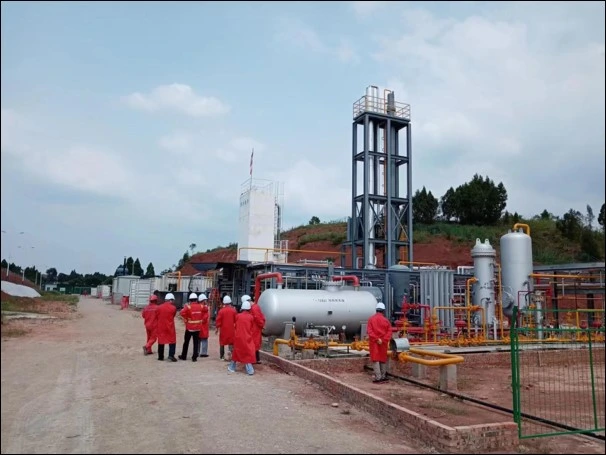 Modular Gas Processing Plant with Acid Gas Removal and Dehydration Unit