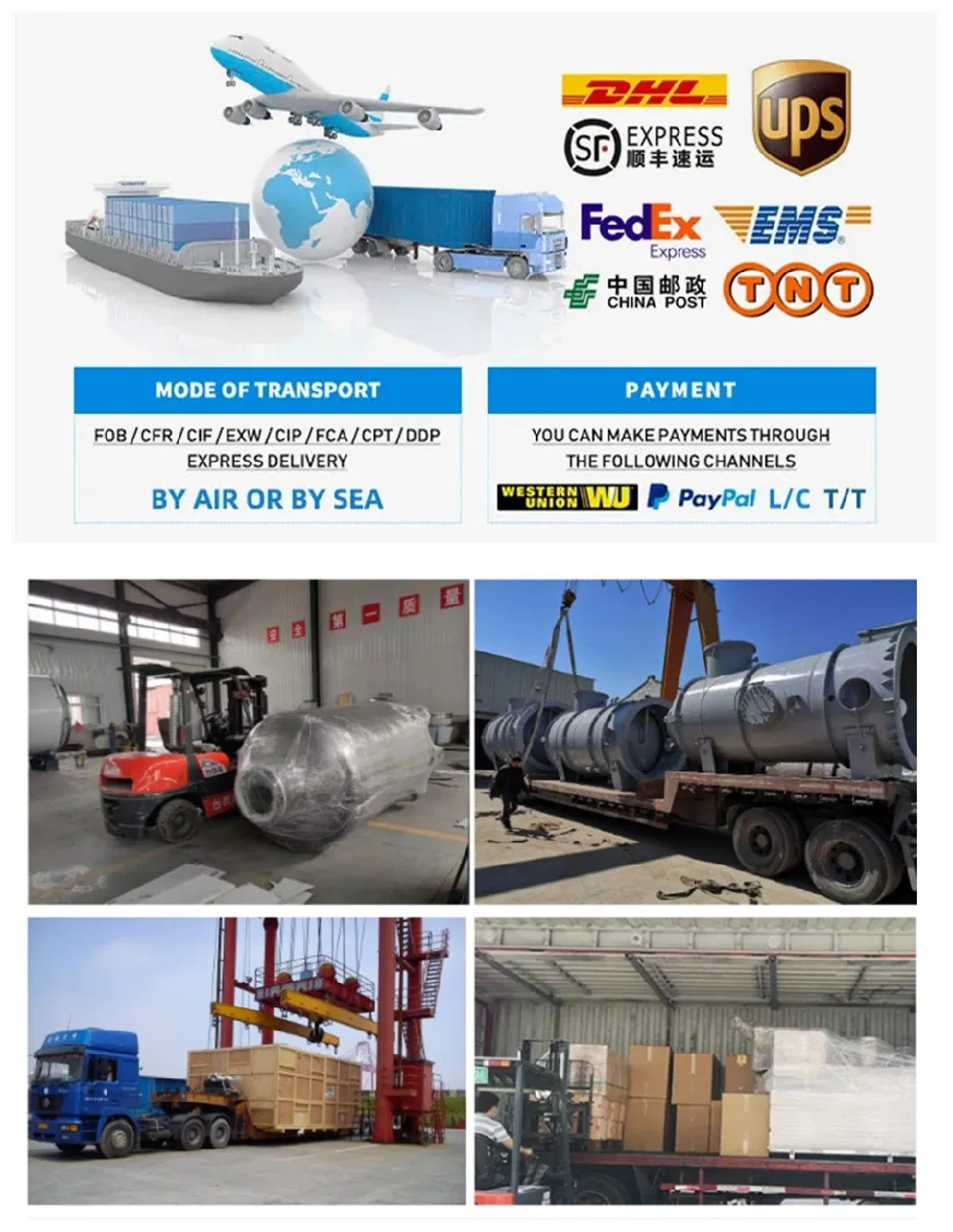 Customized Vertical Stainless Steel Oil Water Gas Liquid Separator