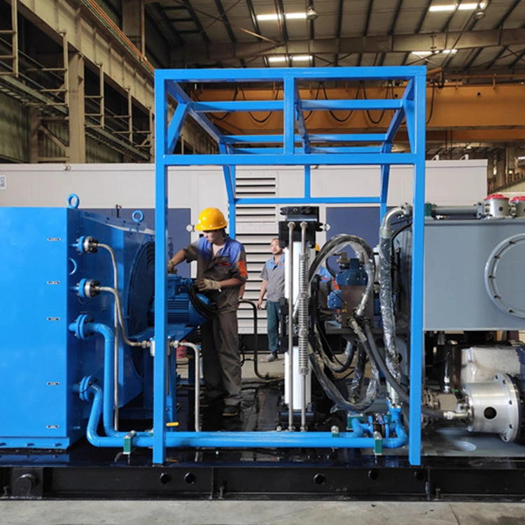 90kw Two Stages Skid Mounted Natural Gas Compressor for Refueling Station