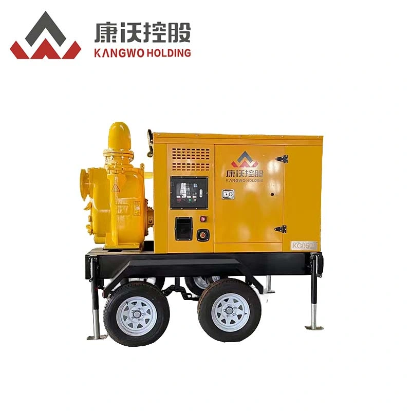 Agricultural High-Capacity Mobile Diesel Water Pump Unit for Irrigation Systems