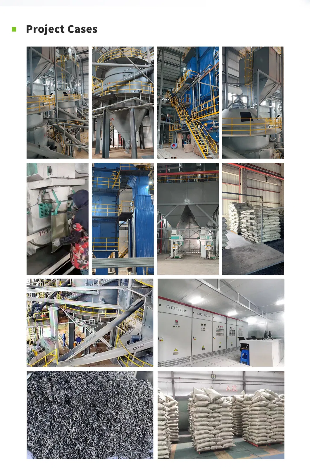 Carbonization Plant for Biomass Pellet Suits for Rice Husk CHP System