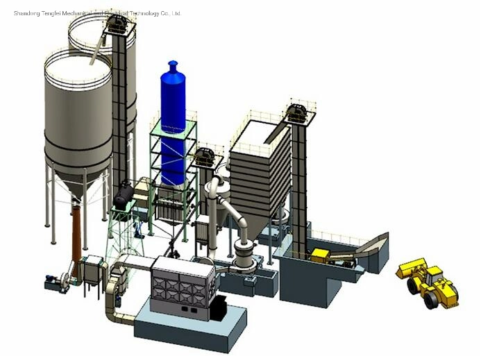 Energy Saving Gypsum Powder Plant with Natual Gas Coal Fuel