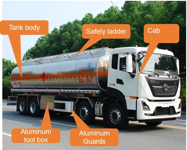 Factory Manufactured Dongfeng 8X4 4 Axle Fuel Oil Tanker Truck to Transport Gasoline, Diesel, Liquefied Petroleum, Natural Gas for Sale