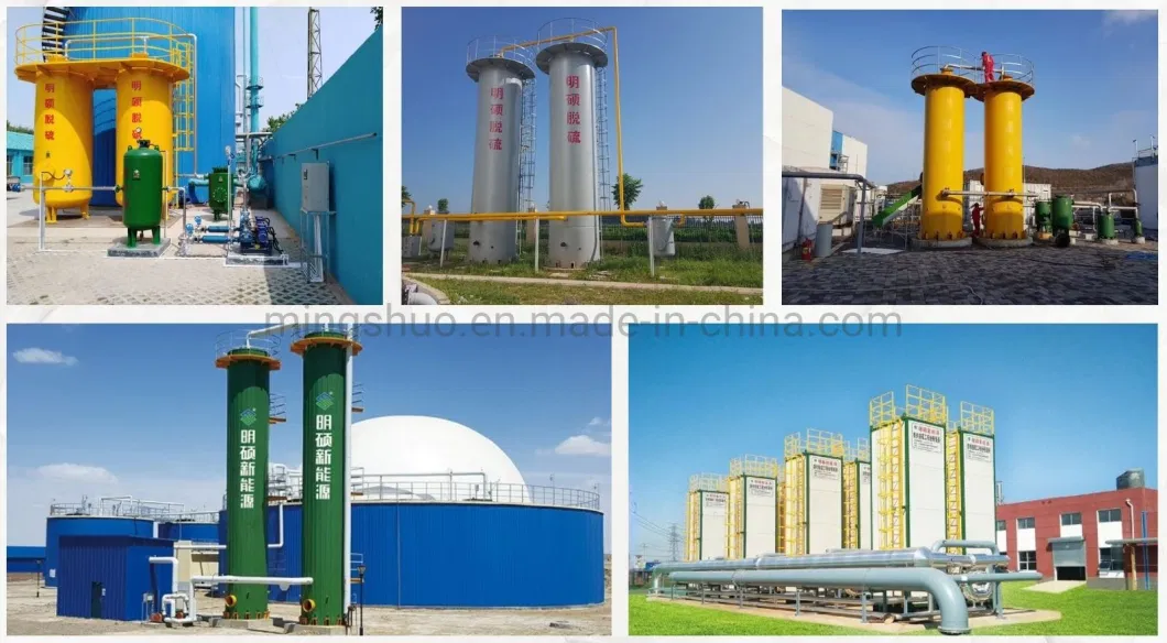 Iron Oxide Catalyst Gas Sweetening for Biogas Plant