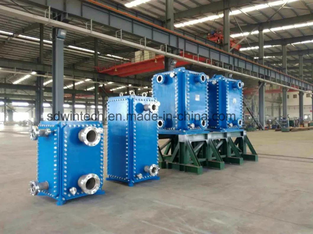 Gas to Liquid Compact All Welded Plate Heat Exchanger with Detachable Blind Plate