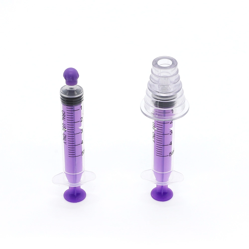 1ml 3ml 5ml 10ml Pet Liquid Feeding Medicine Dosing Plastic Enteral Oral Syringe with Protective Cap