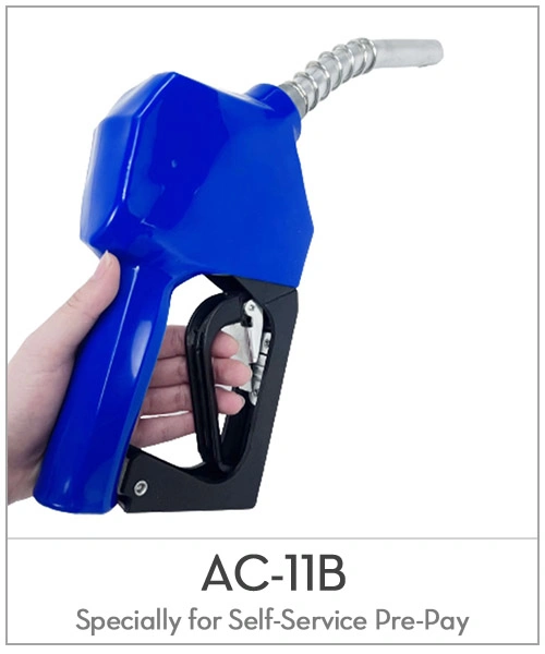 AC28 Blue LCD Screen Display Measuring Fuel Nozzle