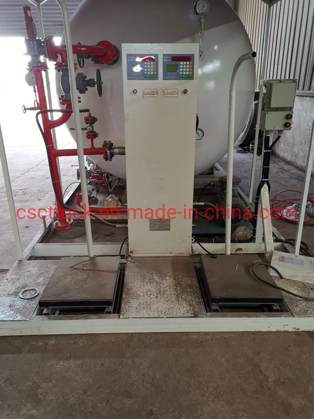 Double Nozzle Dispenser 20mt LPG Filling Station