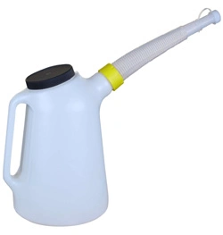 1 Quart PE Plastic Fuel Fluid Dispenser Oil Measuring Jug