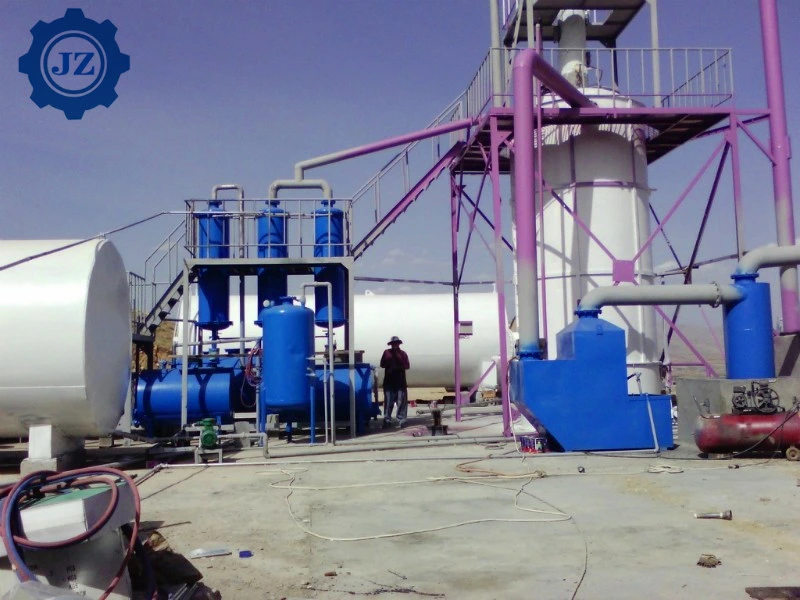 Environmental Waste Motor Oil / Pyrolysis Oil Processing Distillation Unit