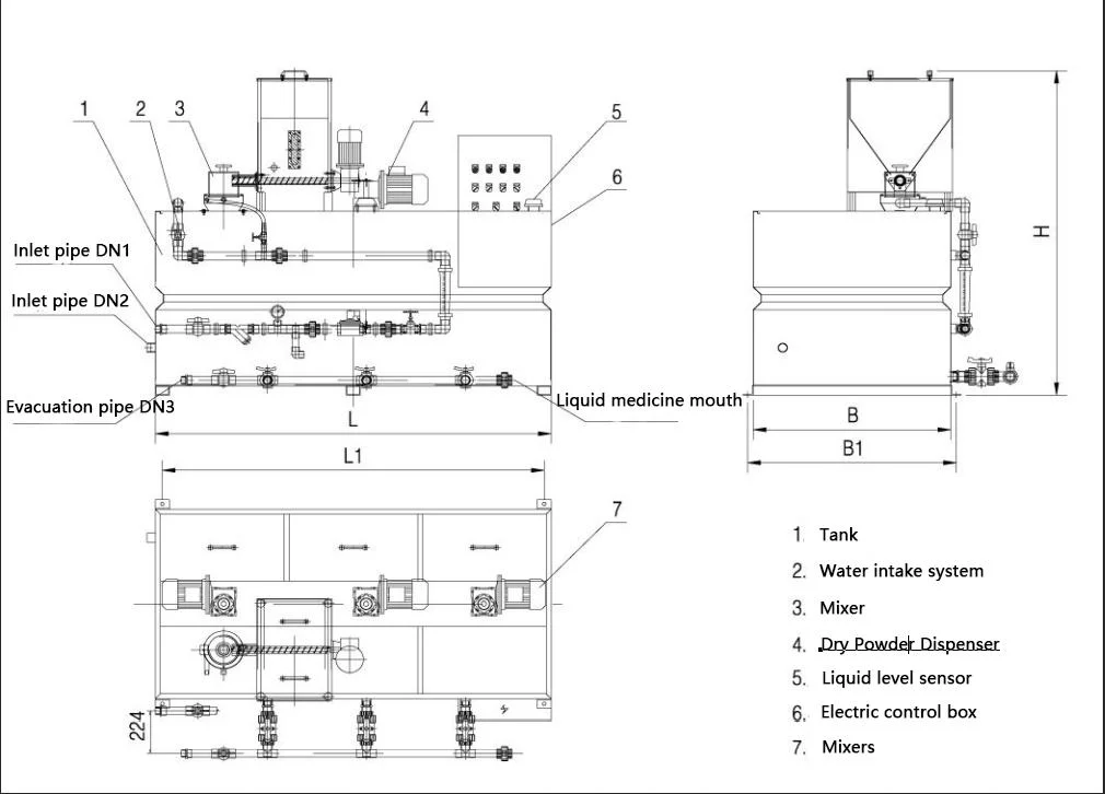 Factory Price Automatic Chemical Mixing Dosing System