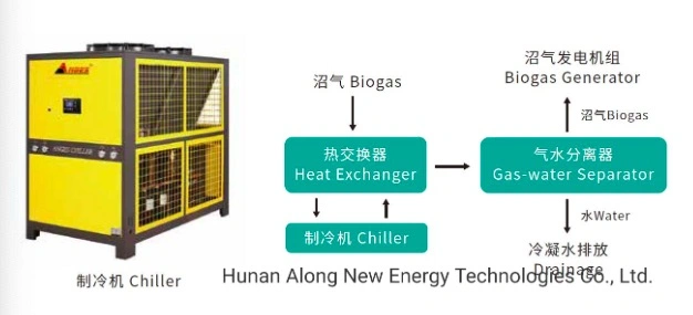 Skid-Mounted Biogas Landfill Gas Dehumidification Dehumidifier/Purification/Desulfurization System