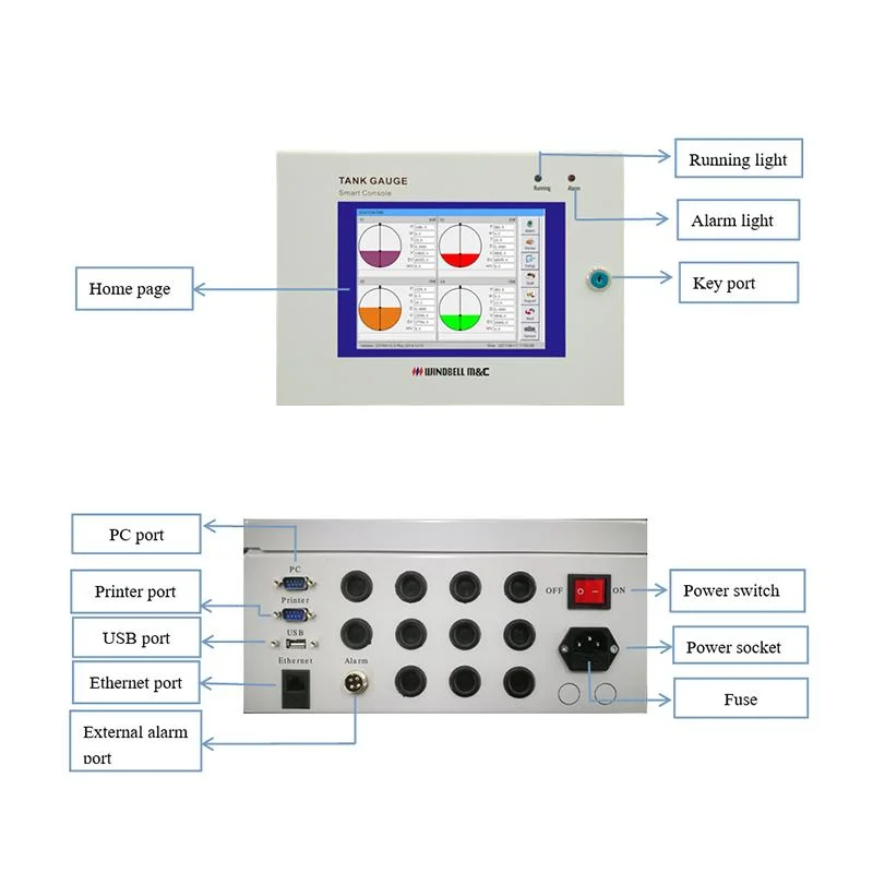 Gas Station Equipment Fuel Oil Tank Measuring Instrument