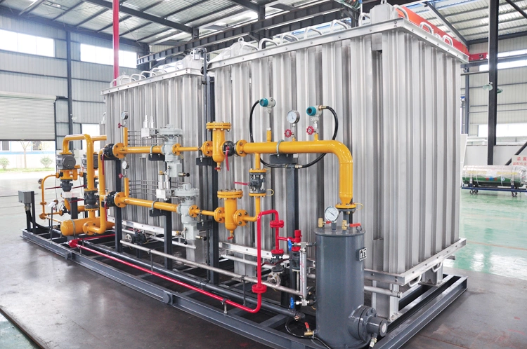 Pressure Regulating Skid for LNG Gasification Station Skid Mount