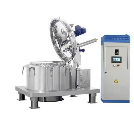 Pgz Series Continuous Vertical Basket Bottom Discharge Scraper Centrifuge for Pharmacy