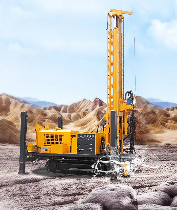 Portable Steel Crawler Water Well Drilling Equipment for Sale