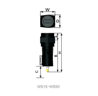 Oil Water Separator Gas Separator for Air Compressor Fuel Water Separator