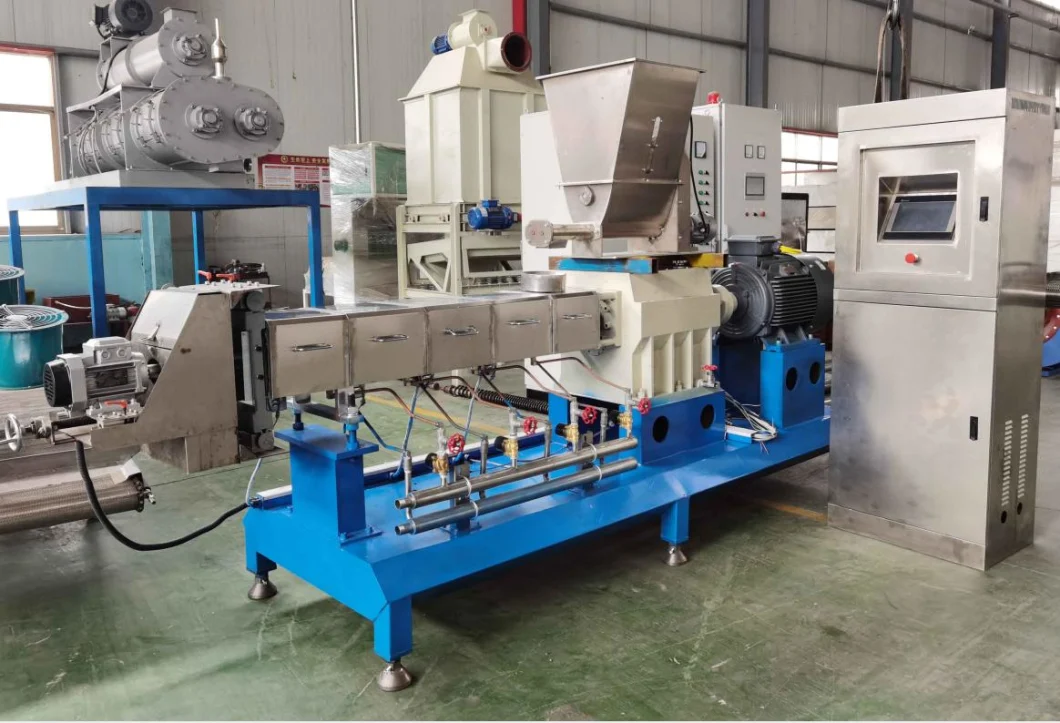 Slanty Snack Twin Screw Extruder Prices Puffed Corn Chips Snacks Food Making Machinery Processing Line