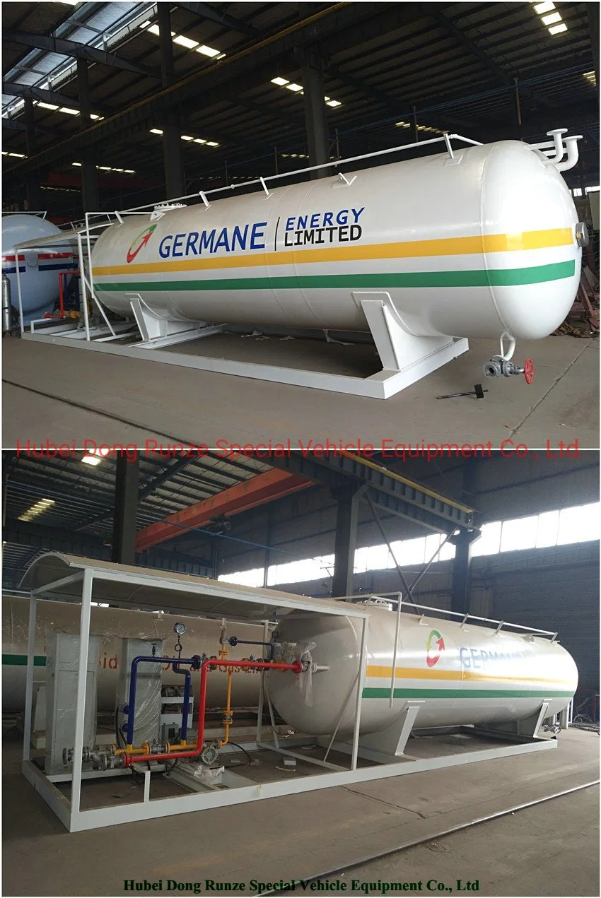 Nigeria 5t LPG Skid-Mounted Station, 5t LPG Filling Plant, 10000 Liters LPG Skid Mounted Tank, 5 Tons Skid Station LPG Storage Tank, 10000 Liters Gas Station