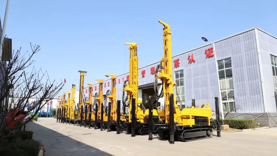 Portable Rotary Crawler Pneumatic Bore Hole Water Well Drilling