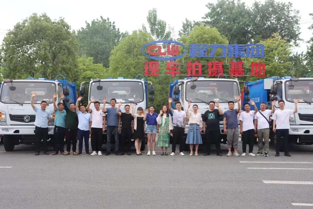 Natural Gas Compressed Garbage Truck Dongfeng 7cbm CNG Garbage Truckfactory Outlet