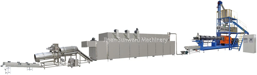 Dog Cat Food Making Extruder Machine Floating Sinking Fish Feed Manufacturing Plant