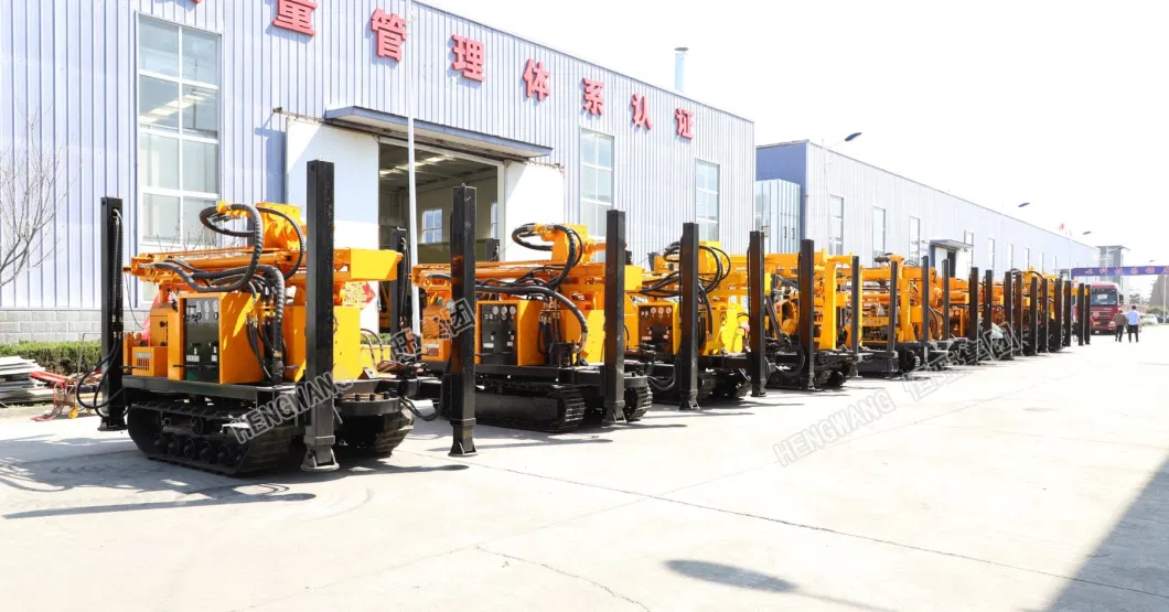 Portable Rotary Crawler Pneumatic Bore Hole Water Well Drilling