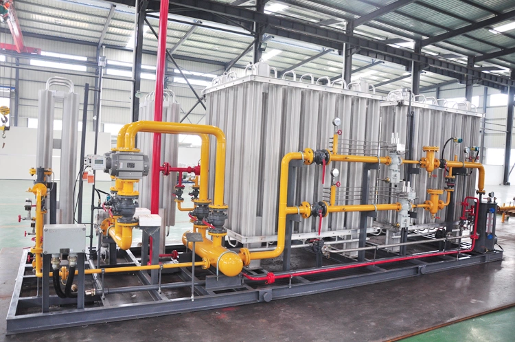 Pressure Regulating Skid for LNG Gasification Station Skid Mount