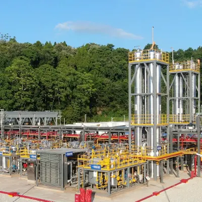 Impianto di liquefazione 3tph Mini LNG con compressore per gas di alimentazione Easy In funzione