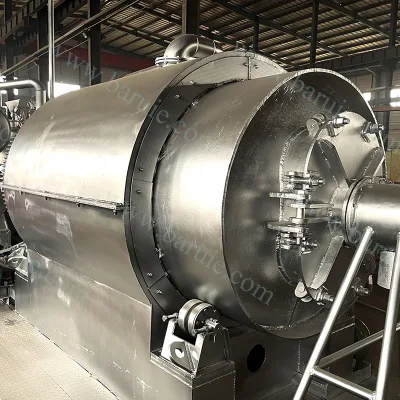 Impianto di reiattaggio pneumatici Skid montato piccola pirolisi con emissione Purificazione