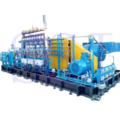 Compressore ad anidride carbonica a membrana alternata con cilindrata elevata (450 KW)