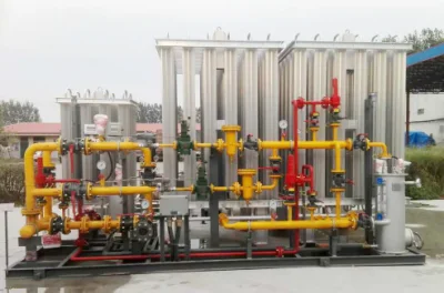 2000nm³ /H superficie di misurazione gas naturale urbano e di regolazione della pressione