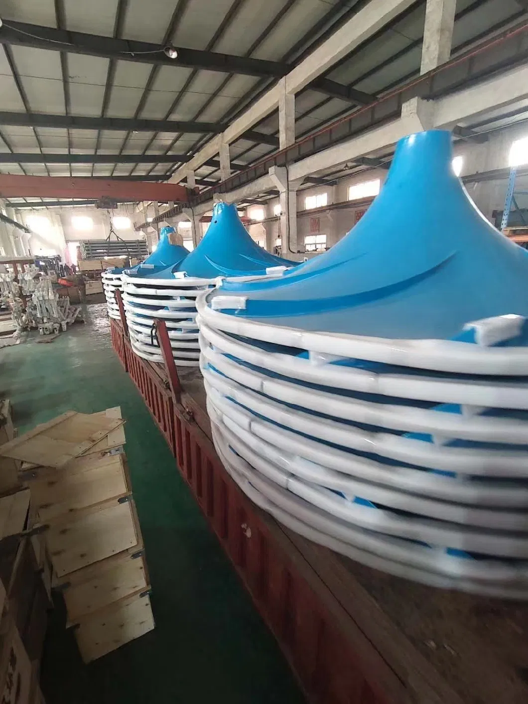 Factory Supply Hyperbolic Mixer Vertical Wave Wheel Type Underwater Sewage Treatment Equipment