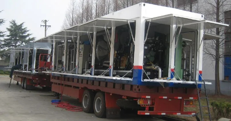 Nitrogen Generator and Injection Skid Truck Membrane Nitrogen Plant Vehicle Mobile Nitrogen Compressor Station