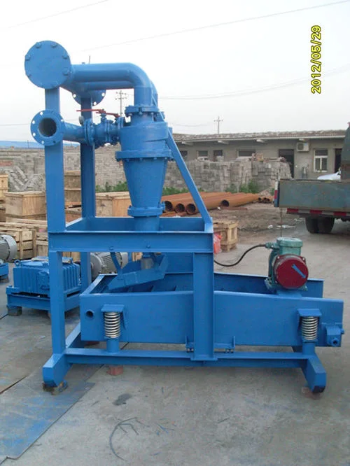 Oilfield Drilling Mud Desander / Sand Desander Machine / Wellhead Well Test Desander Separator