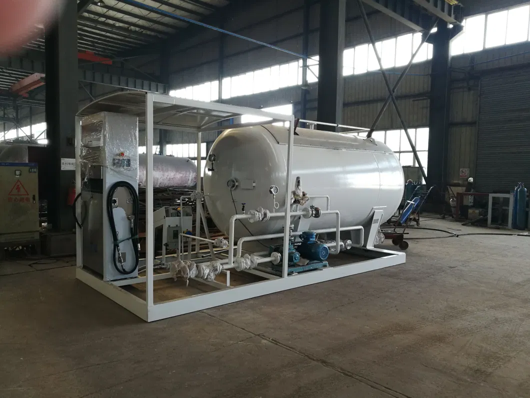 ASME 5000L 10000L LPG Skid Mounted Dual Dispensing Filling Station