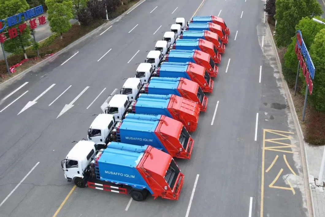 Natural Gas Compressed Garbage Truck Dongfeng 7cbm CNG Garbage Truckfactory Outlet