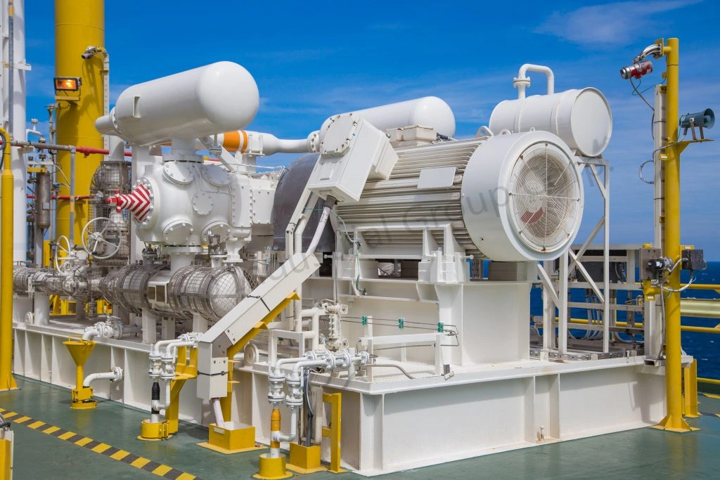 New Invention High-Capacity Oil&Gas Compression Plant for Offshore Platforms