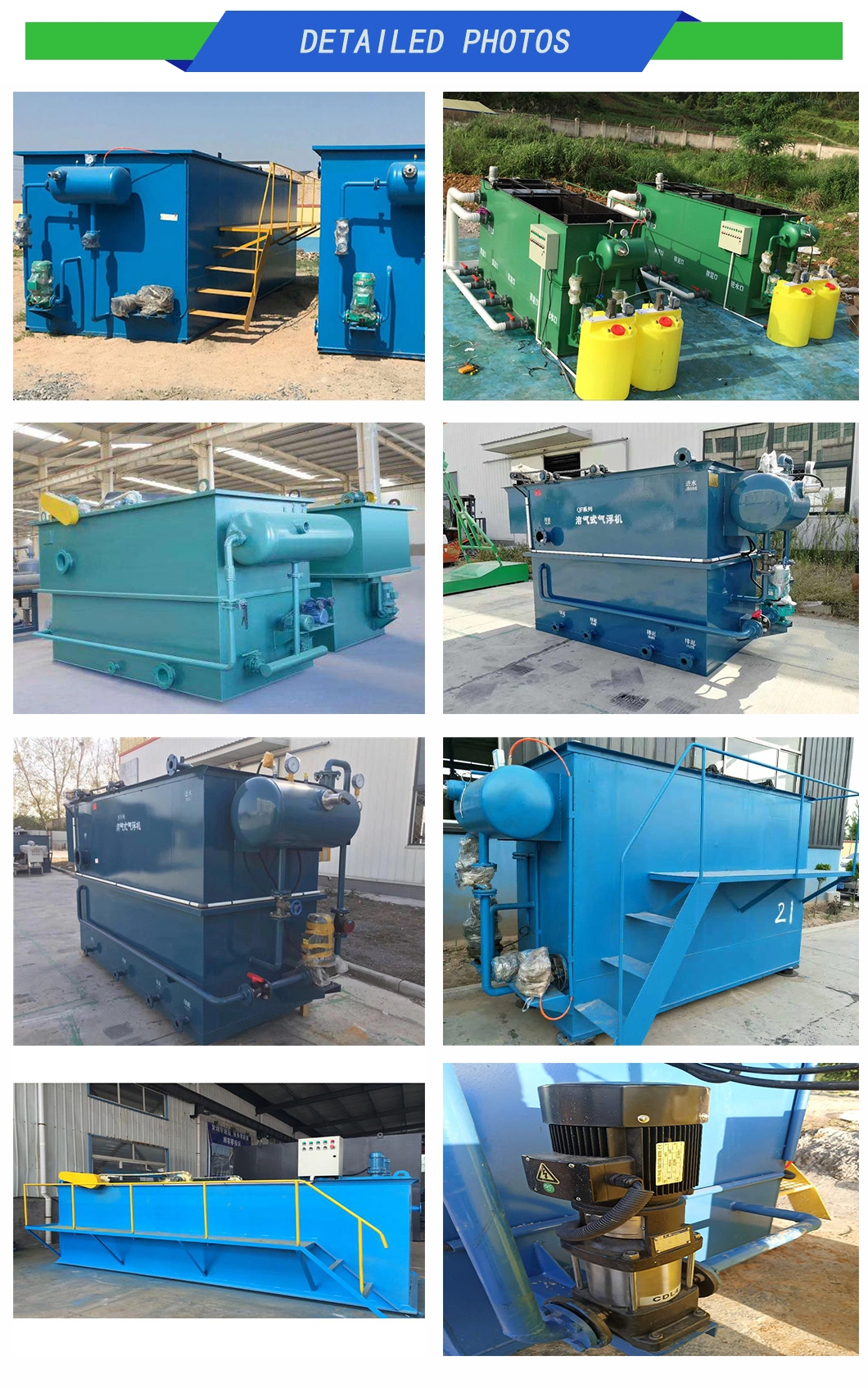 Water Treatment Equipment, Dissolved Air Flotation Machine, Commercial and Unit Wastewaterhandle