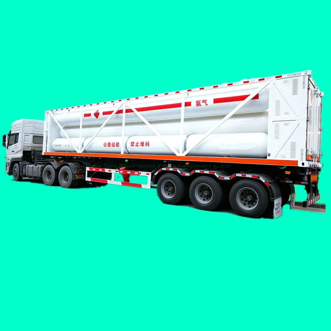 Hydrogen Storage Cascade Container Tank Cylinder (Hydrogen Oxygen Gas Jumbo Tube Skid)