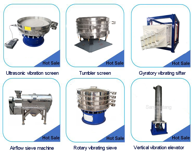 Fruit Juice Vibrating Sifter Liquid Sieve Shaker Separator Powder Filtering Screening Machine