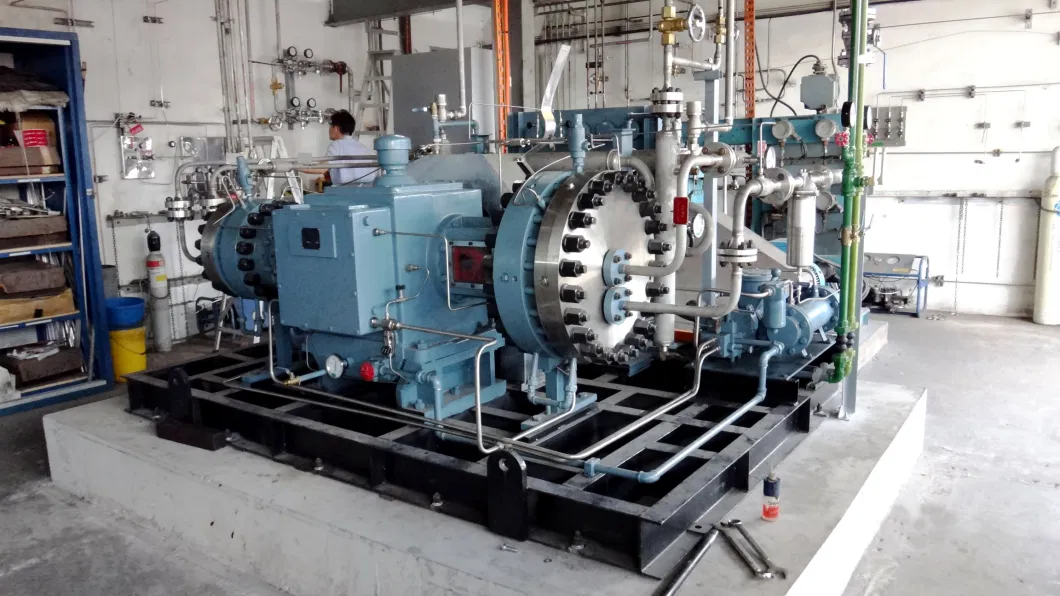 Piston Displacement Reciprocating Gas Booster Compressor for Chemical, Petrochemical, Oil and Gas,